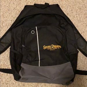 Disney Seven Dwarfs Mine Train Promo backpack
